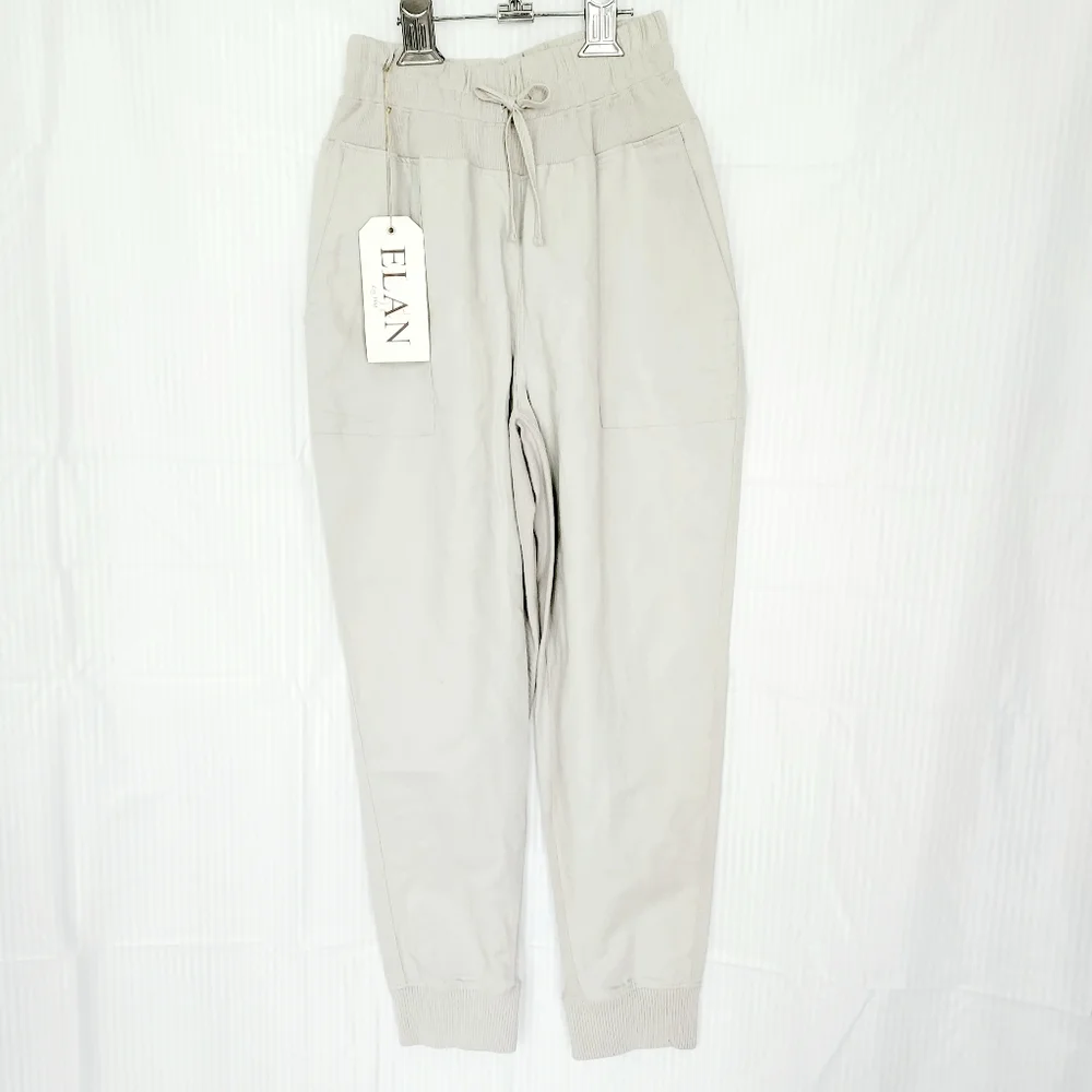 ELAN LINEN JOGGER - NATURAL - S - Picture 2 of 8